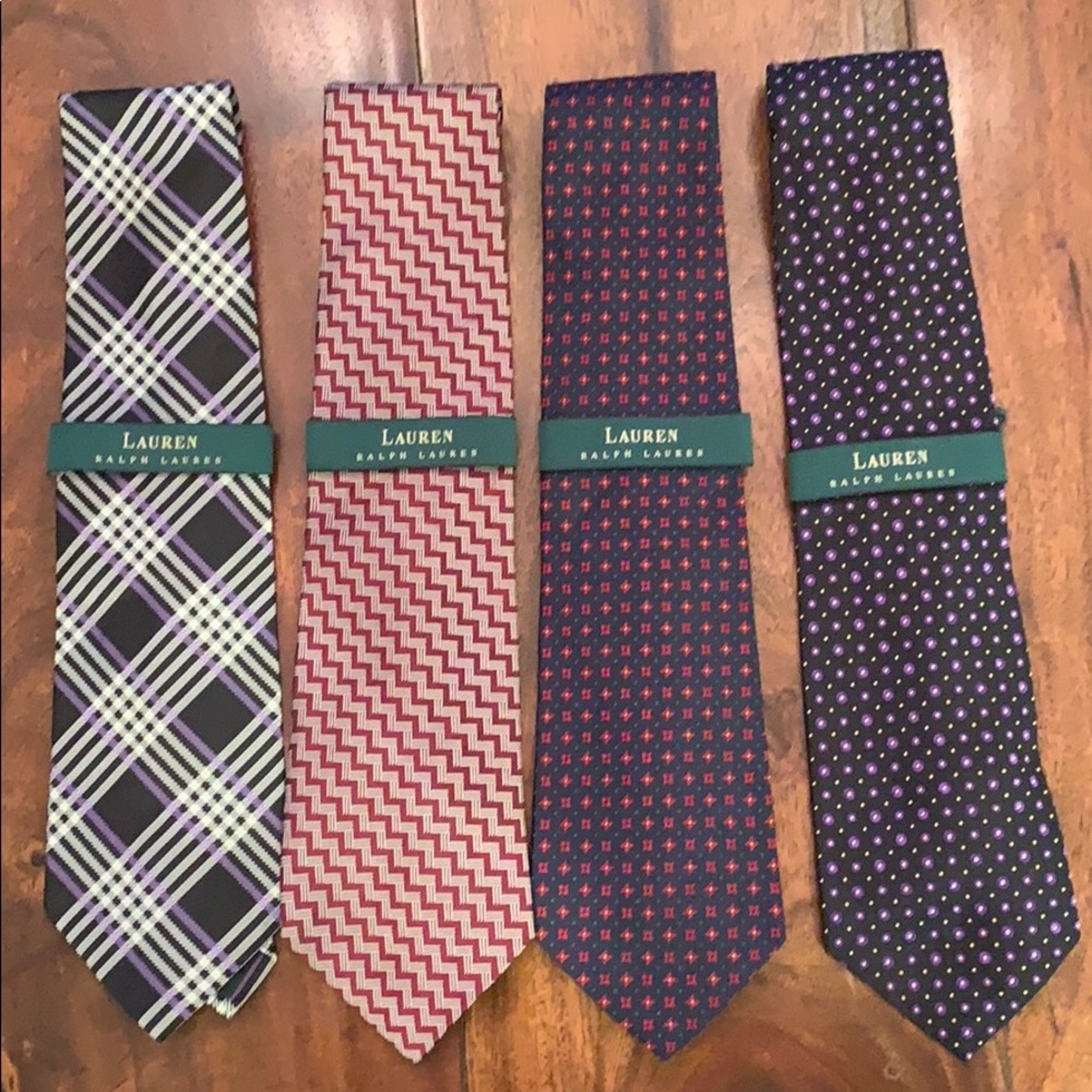 4 new Lauren ties